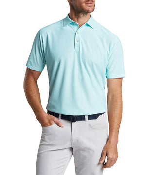 Peter Millar Short Sleeve Vienna Print Polo Knit Shirt