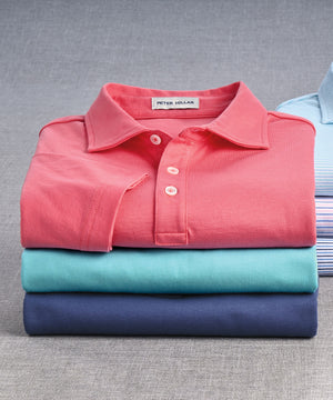 Peter Millar Short Sleeve Pilot Mill Polo Knit Shirt