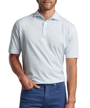 Peter Millar Short Sleeve Pilot Mill Stripe Polo Knit Shirt