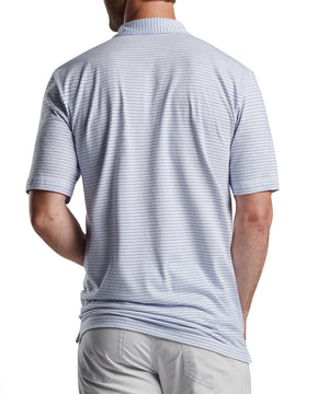 Peter Millar Short Sleeve Pilot Mill Stripe Polo Knit Shirt