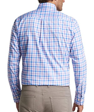 Peter Millar Long Sleeve Castine Button-Down Collar Patterned Sport Shirt