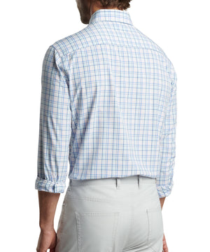 Peter Millar Roxbury Performance Button-Down Collar Sport Shirt