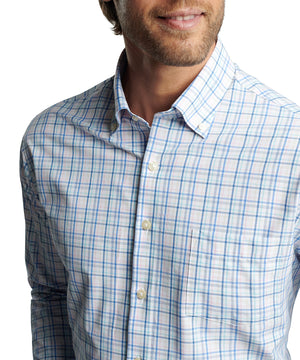 Peter Millar Roxbury Performance Button-Down Collar Sport Shirt