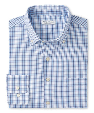 Peter Millar Chelan Performance Button-Down Collar Sport Shirt