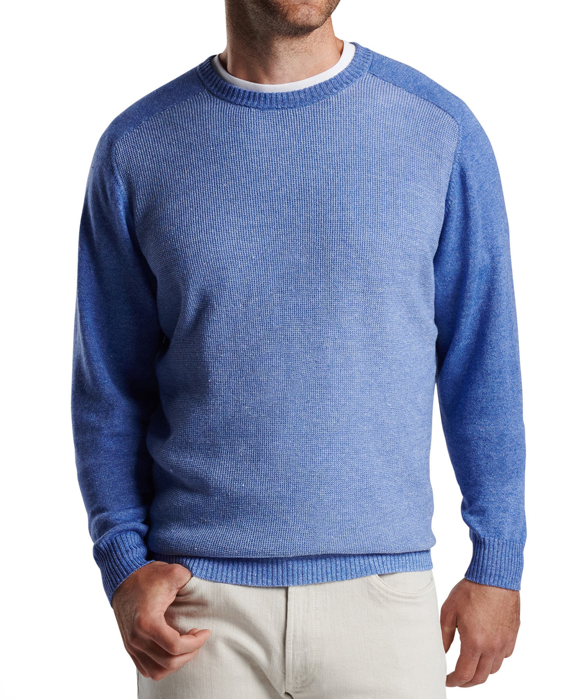 Peter Millar Stafford Crew Neck Sweater, Men's Big & Tall