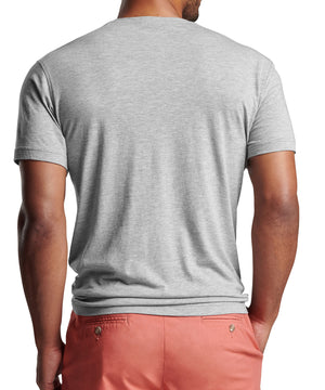 Peter Millar Short Sleeve Lava Wash Crew Neck Pocket T-Shirt