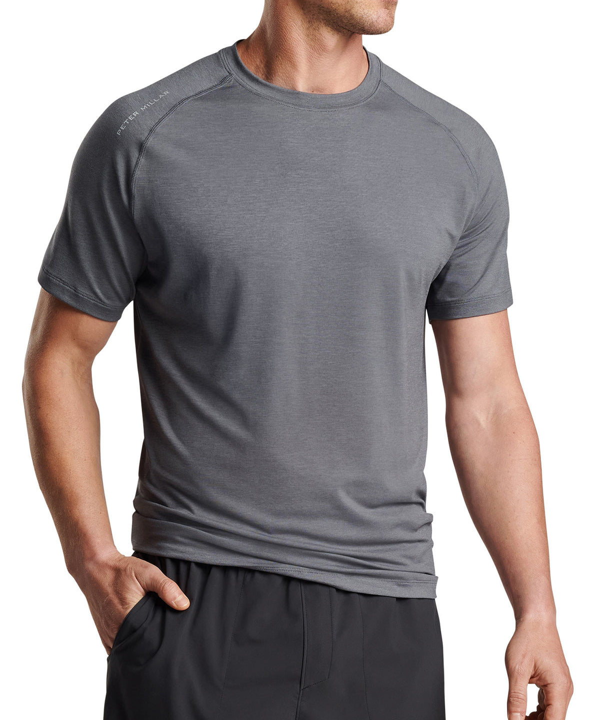 Peter Millar Short Sleeve Aurora Stretch Performance T-Shirt, Men's Big & Tall