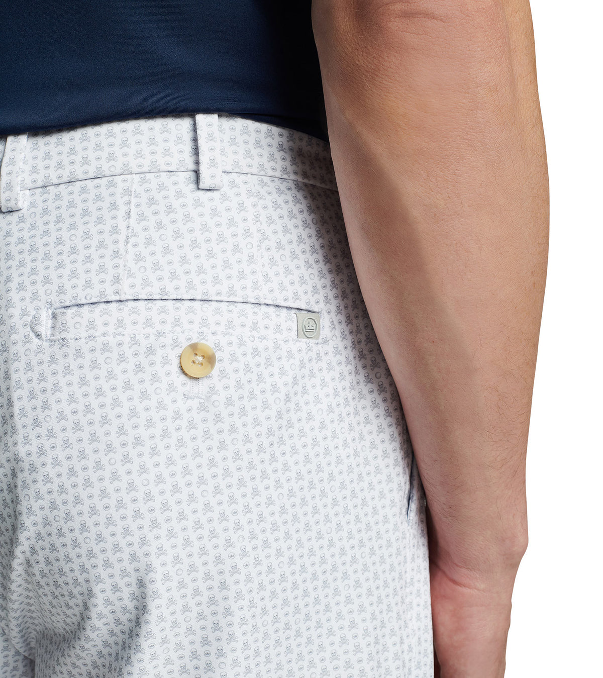 Peter Millar Skull Print Stretch Performance Salem Shorts, Men's Big & Tall