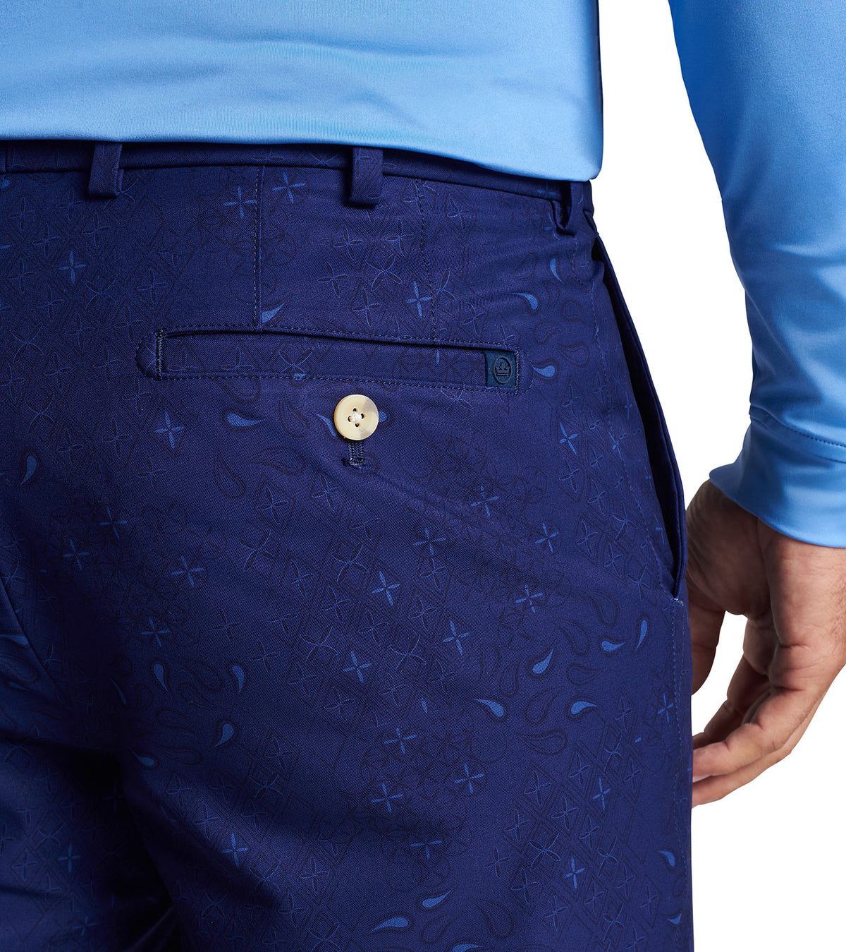 Peter Millar Paisley Print Stretch Performance Salem Shorts, Men's Big & Tall