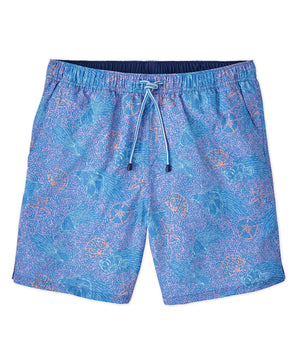 Peter Millar Sand Dollar Print Swim Trunk