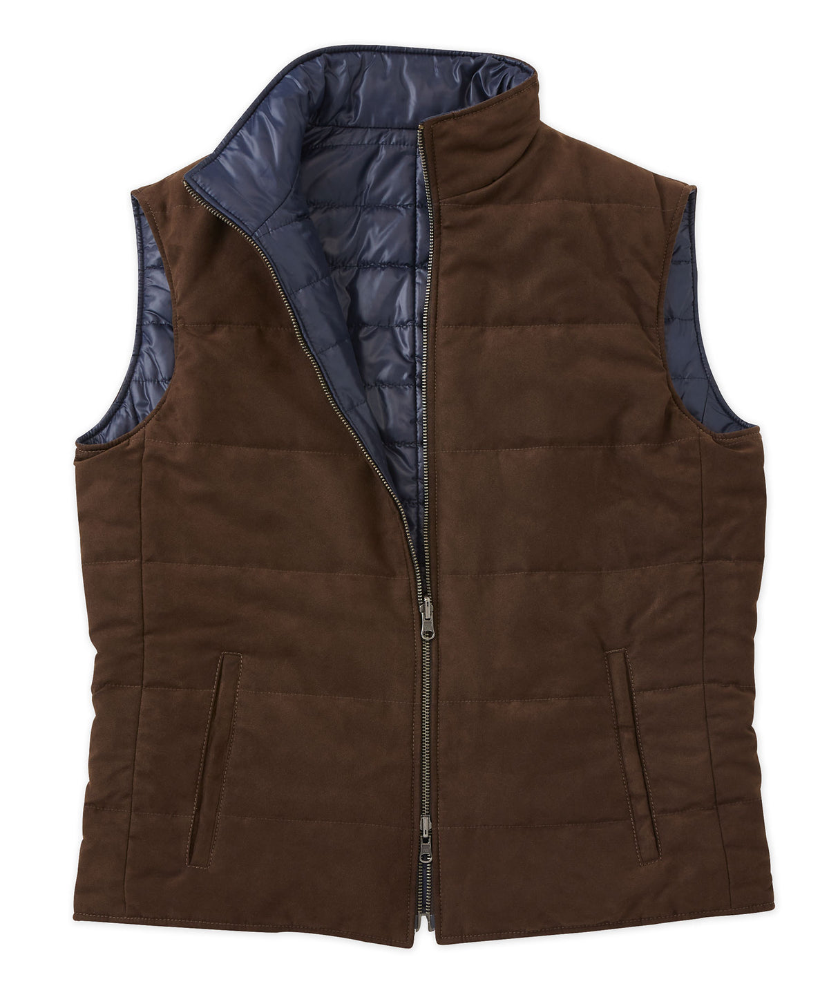 Westport Lifestyle Reversible Microsuede Vest, Men's Big & Tall