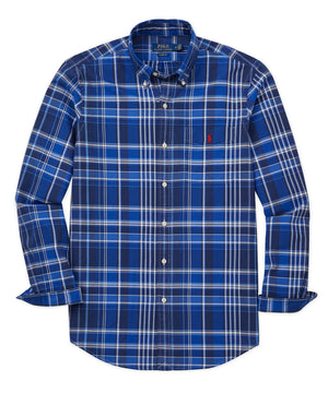 Polo Ralph Lauren Long Sleeve Oxford Plaid Sport Shirt