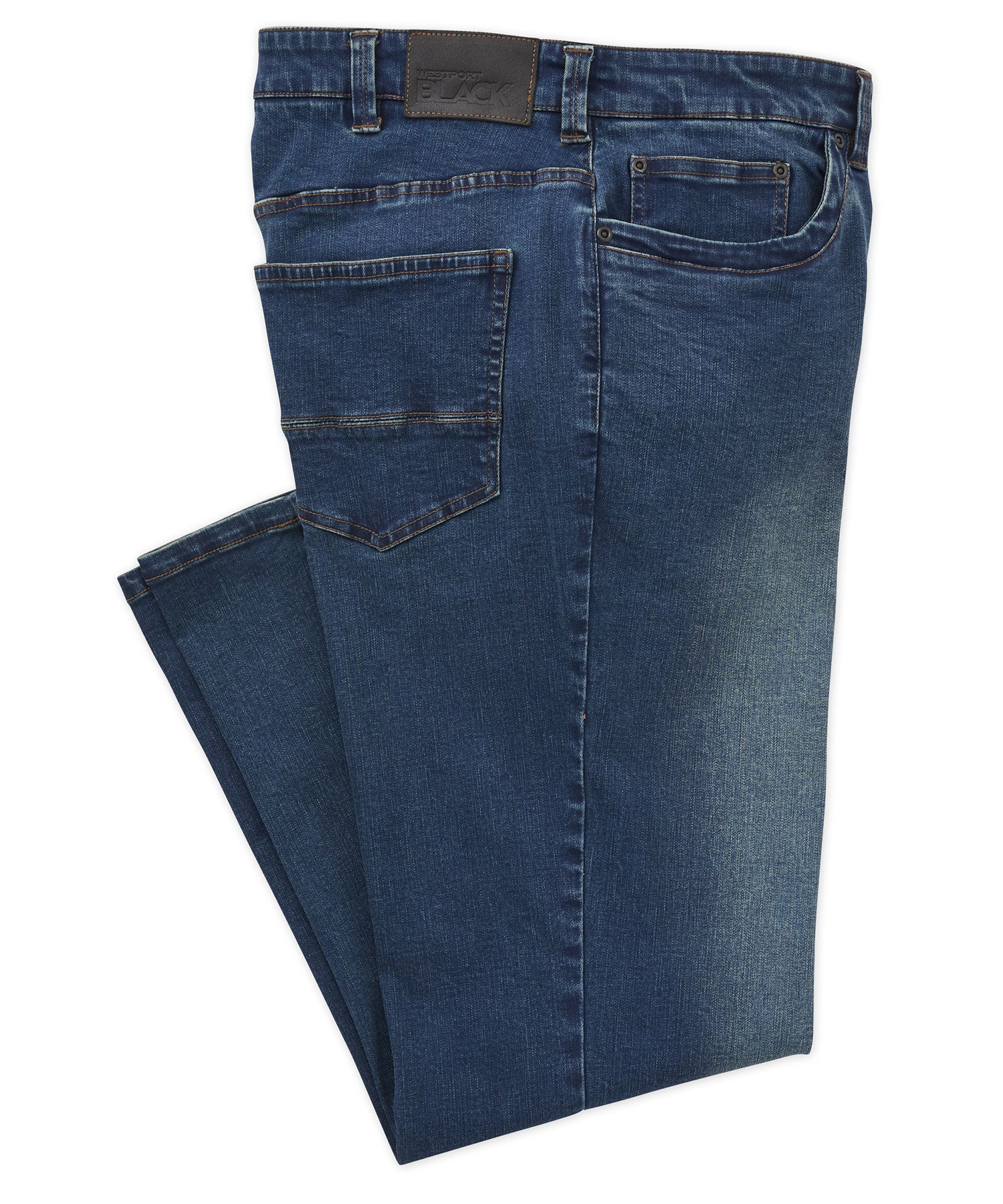 Westport Black Ultra Stretch Denim Jean, Men's Big & Tall