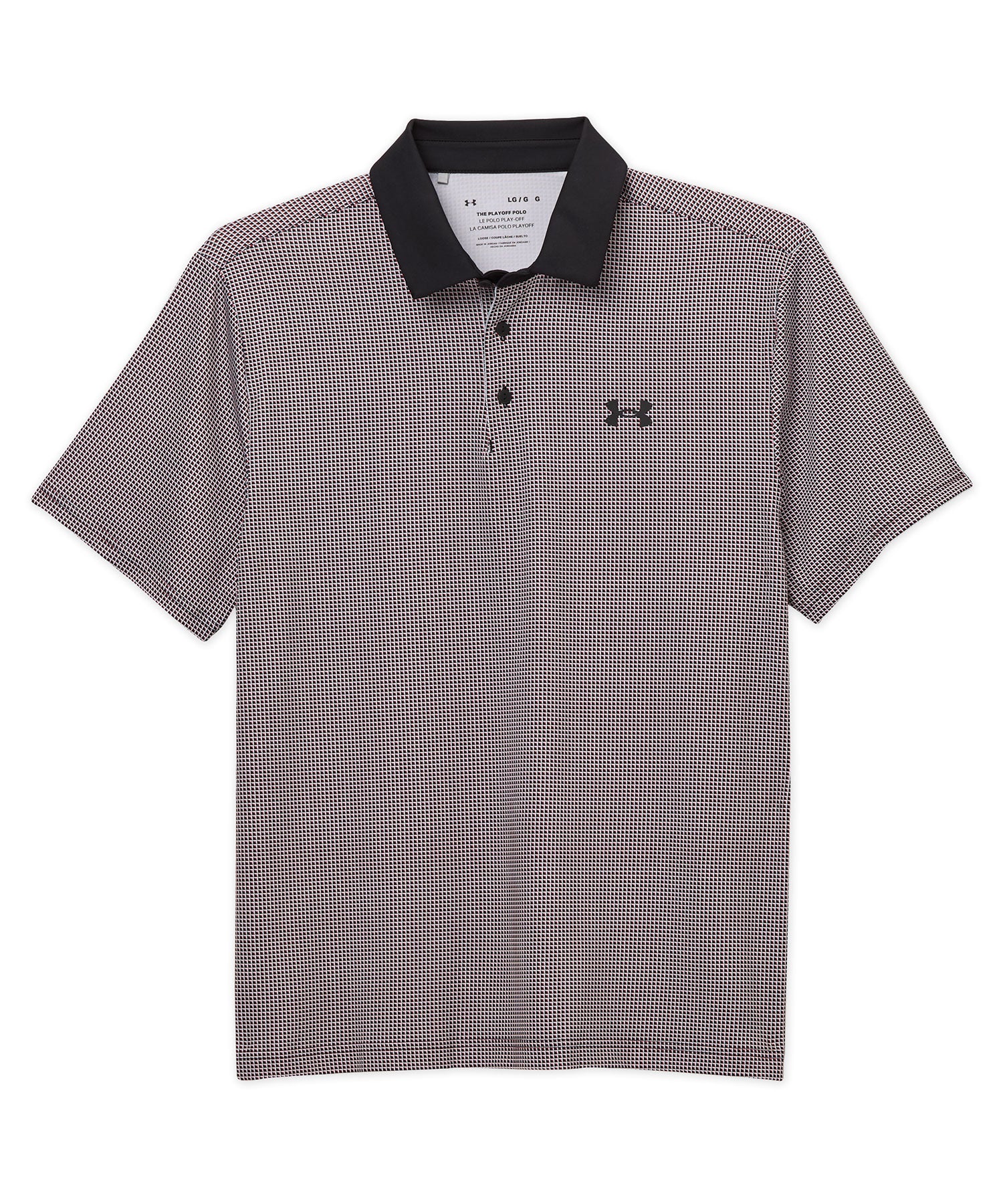 Under Armour UA Playoff 3.0 Printed Polo Knit Shirt, Men's Big & Tall