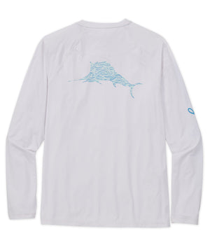 Tommy Bahama Long Sleeve Chill Time Surf Crew Neck Rash Guard T-Shirt