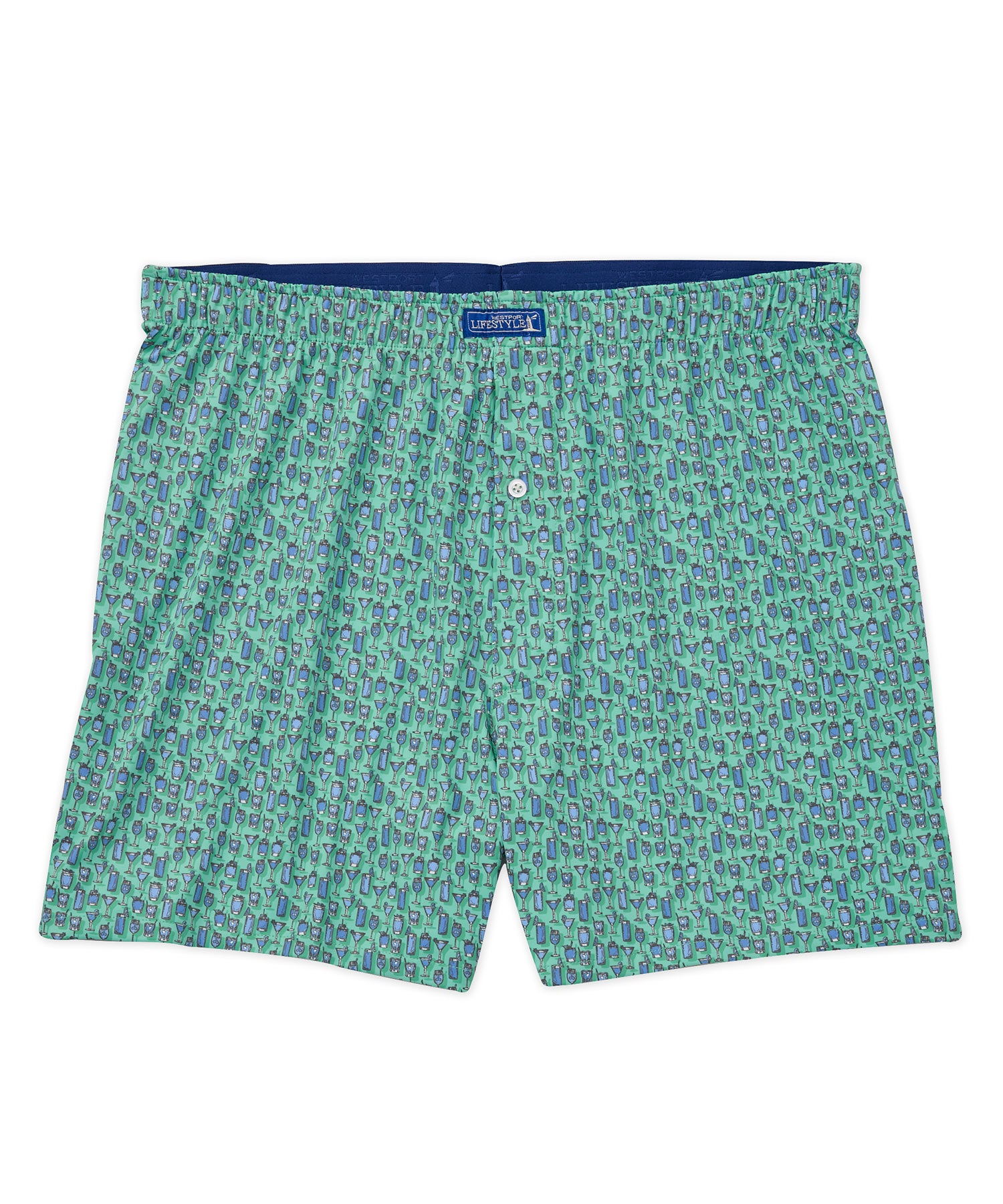 Westport Lifestyle Printed Performance Stretch Boxer, Men's Big & Tall