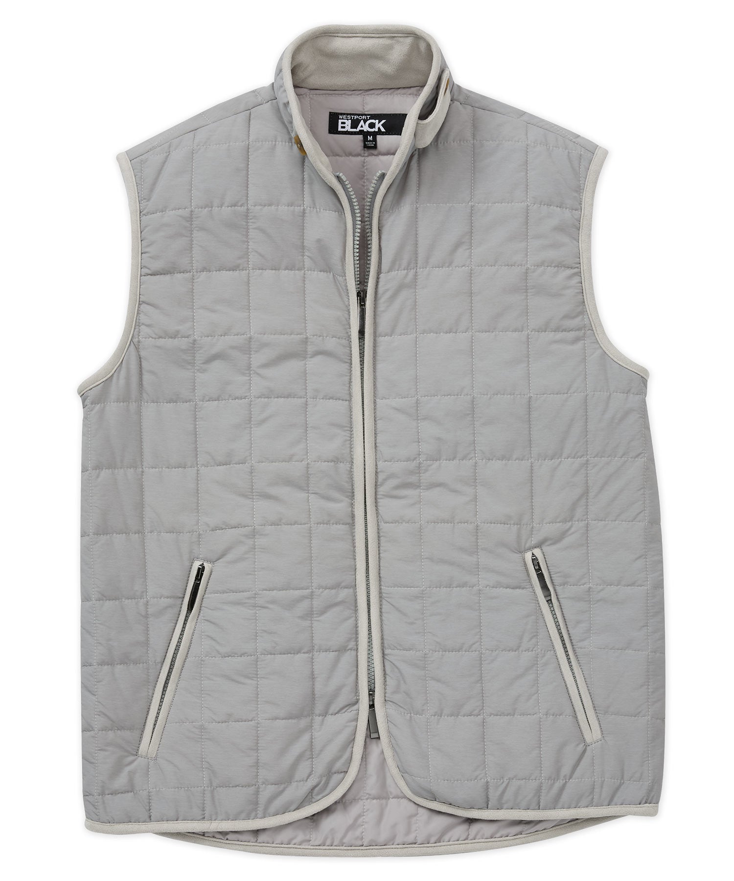 Westport Black Edgartown Quilted Vest, Men's Big & Tall