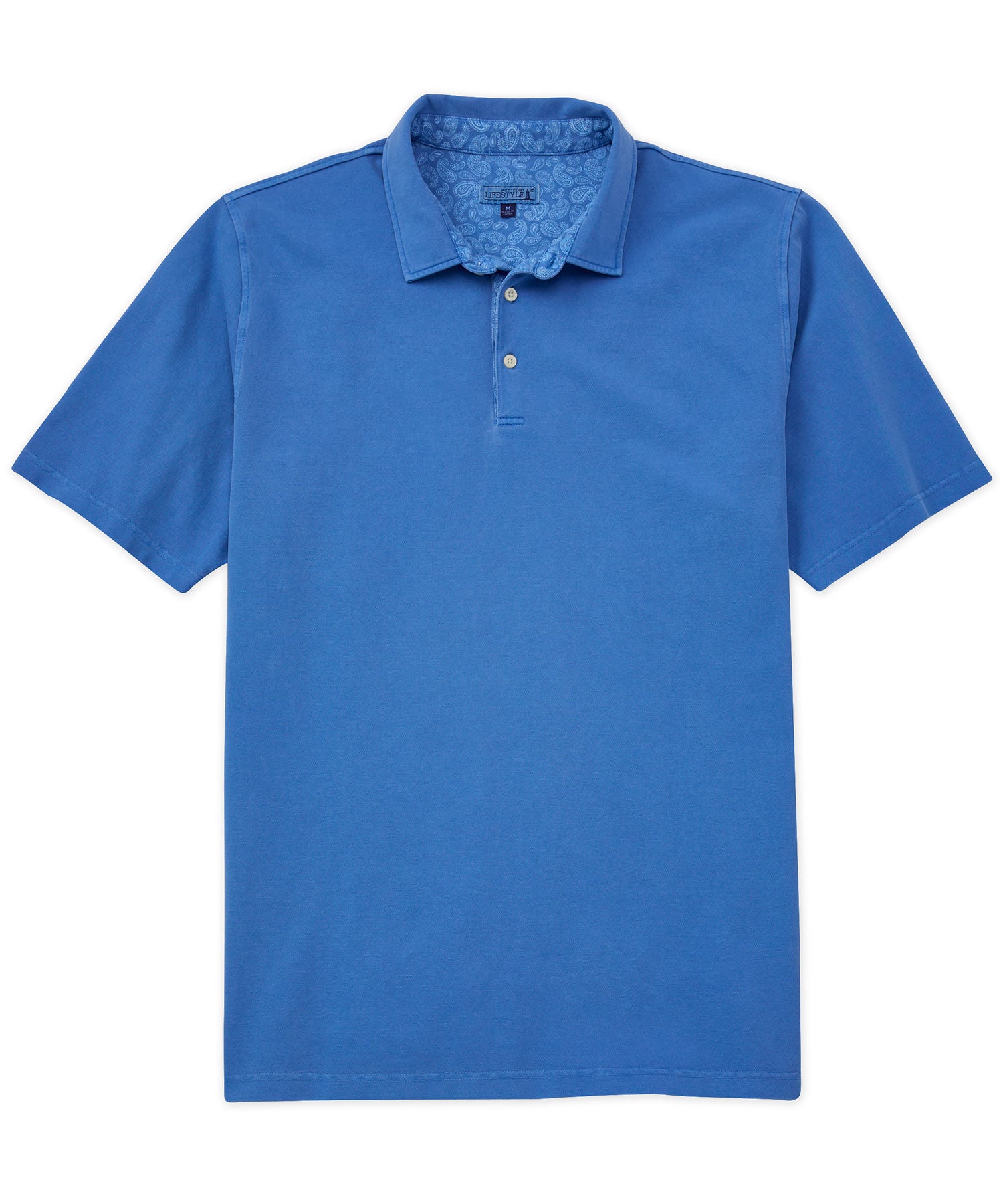 Westport Lifestyle Garment Dyed Pique Polo Knit Shirt