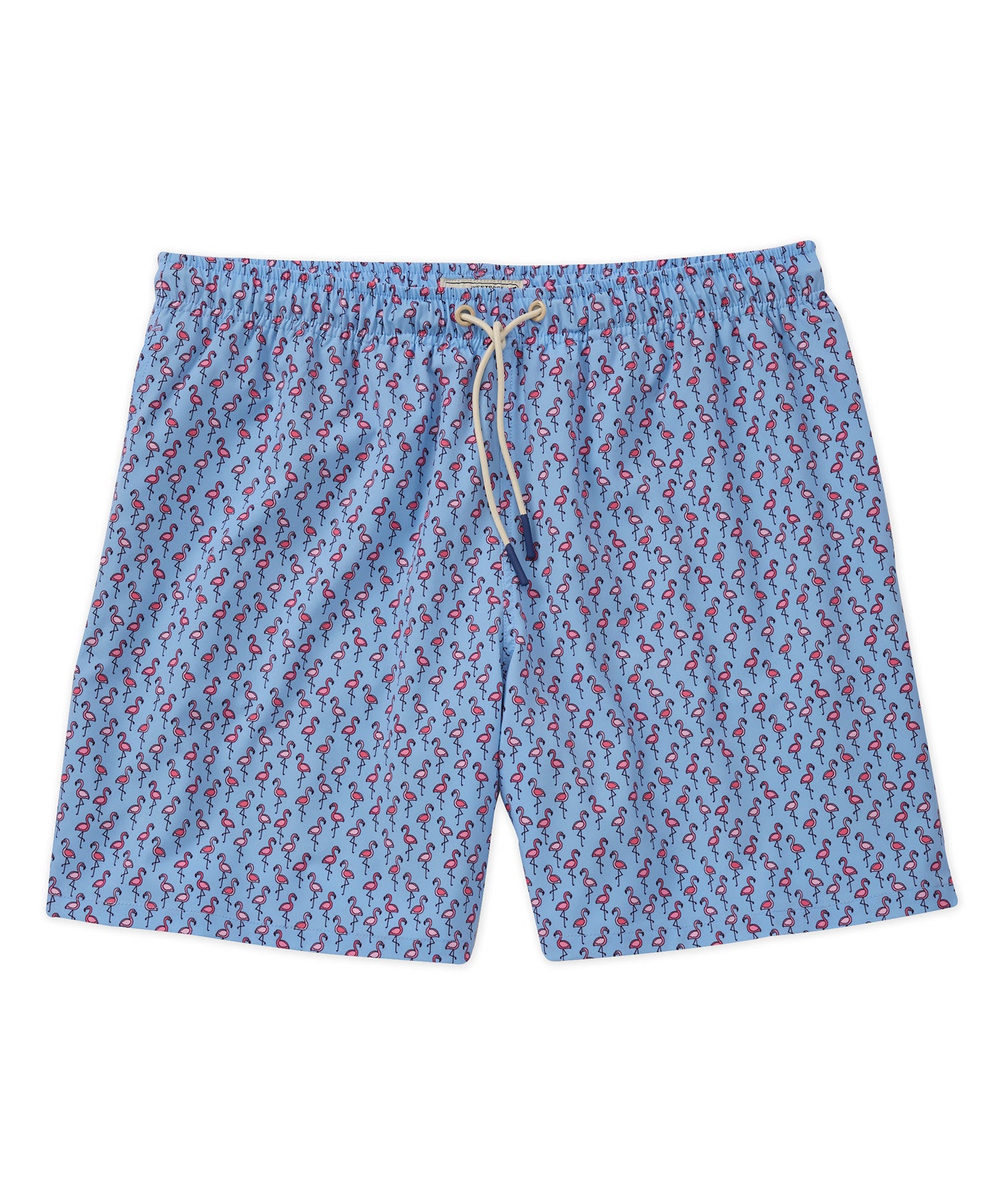 Westport Lifestyle Compo Flamingo Print Stretch Swim Trunk, Men's Big & Tall