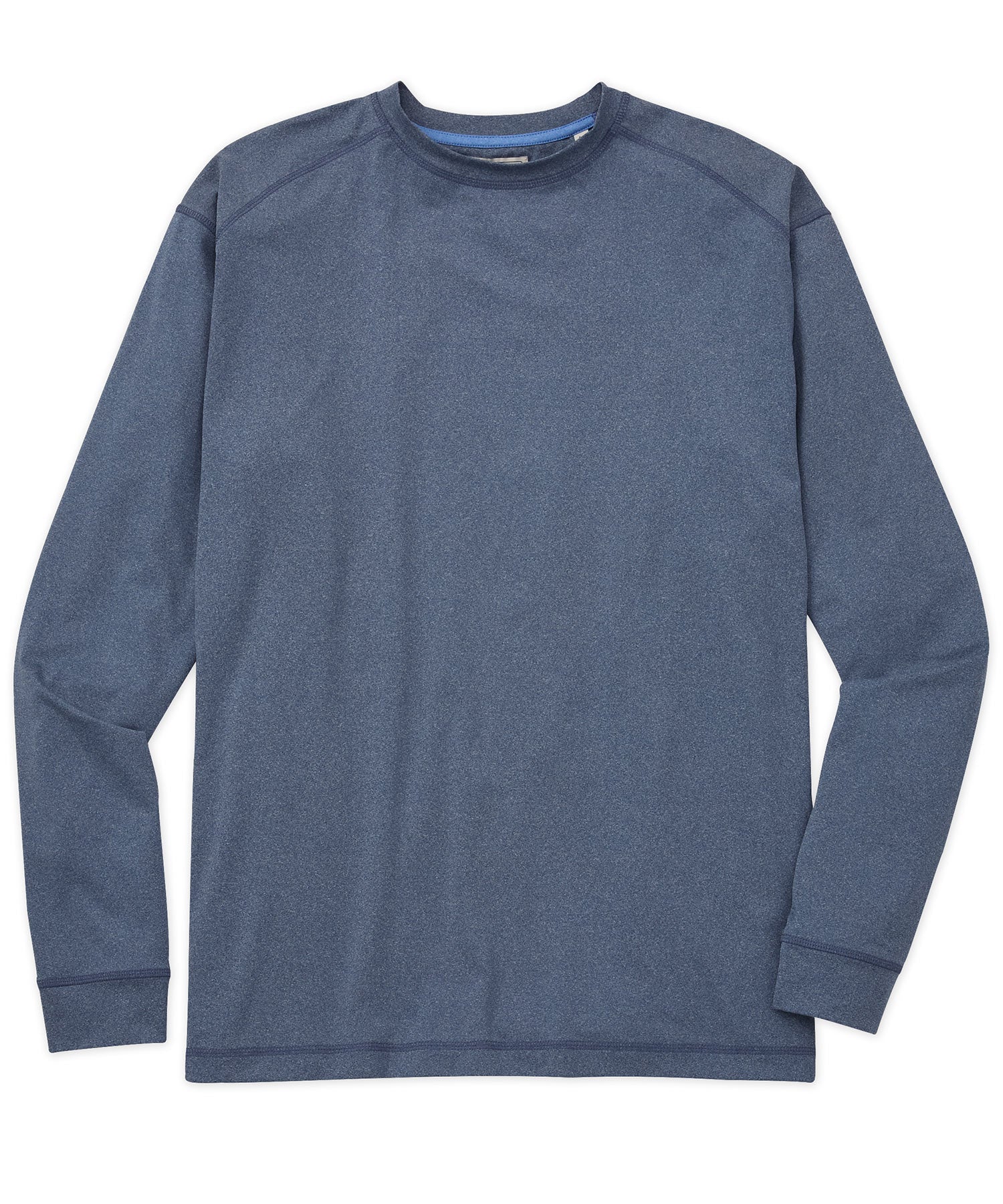 Westport Lifestyle Long Sleeve Performance Crew Neck T-Shirt, Men's Big & Tall