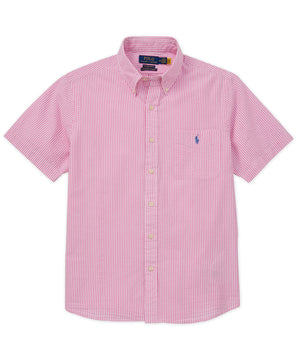 Polo Ralph Lauren Short Sleeve Seersucker Sport Shirt