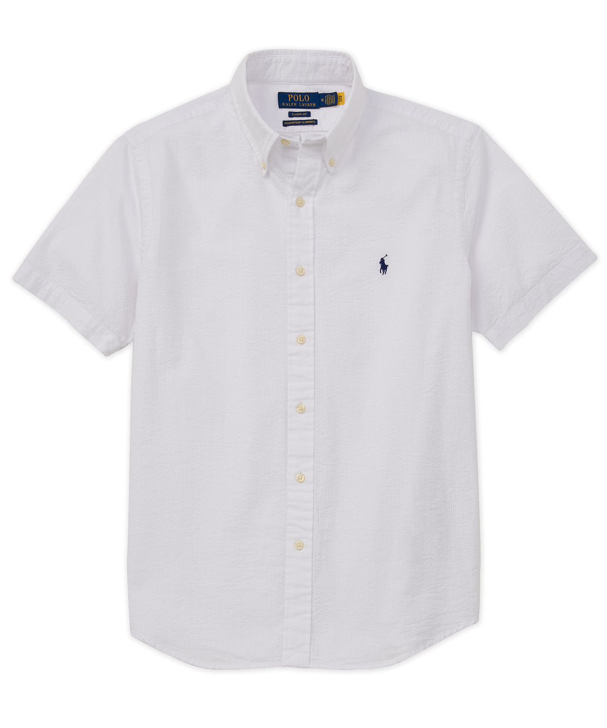 Polo Ralph Lauren Short Sleeve Seersucker Sport Shirt, Men's Big & Tall