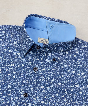 Westport Lifestyle Floral Print Performance Stretch Sport Shirt