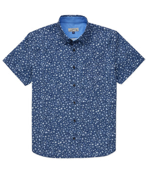 Westport Lifestyle Floral Print Performance Stretch Sport Shirt