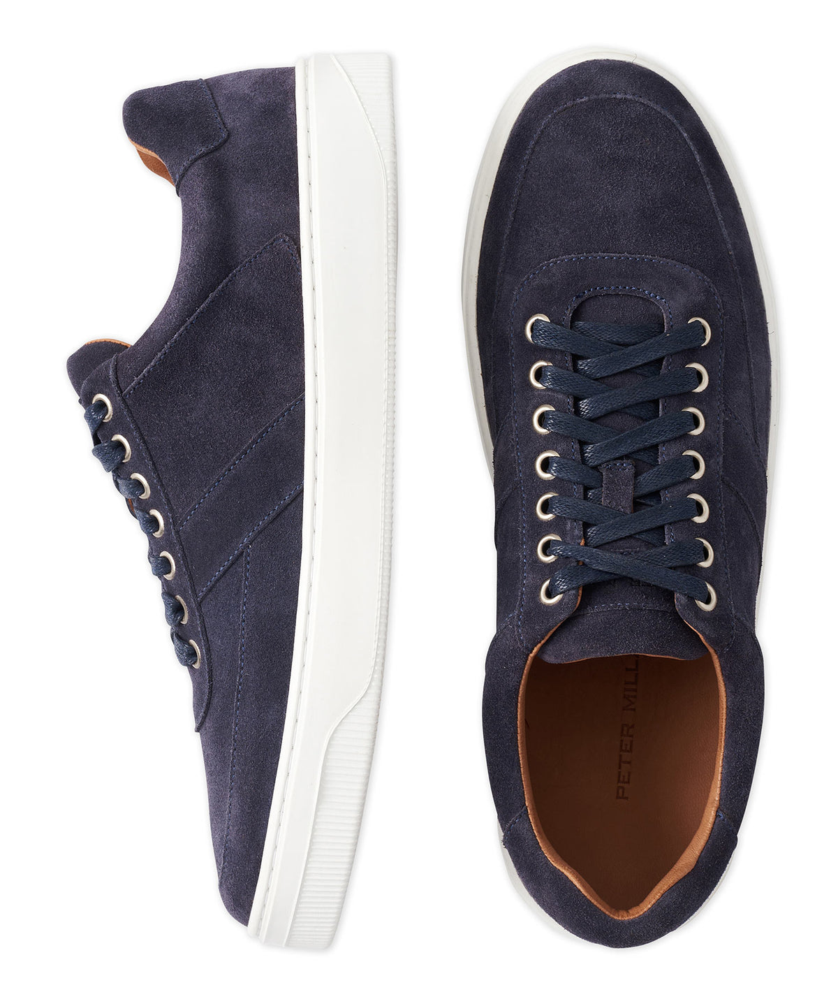 Peter Millar Vantage Suede Sneaker, Men's Big & Tall