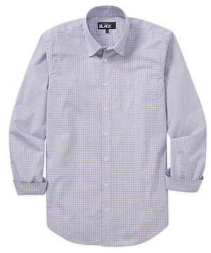 Westport Black Long Sleeve Button-Down Gingham Sport Shirt