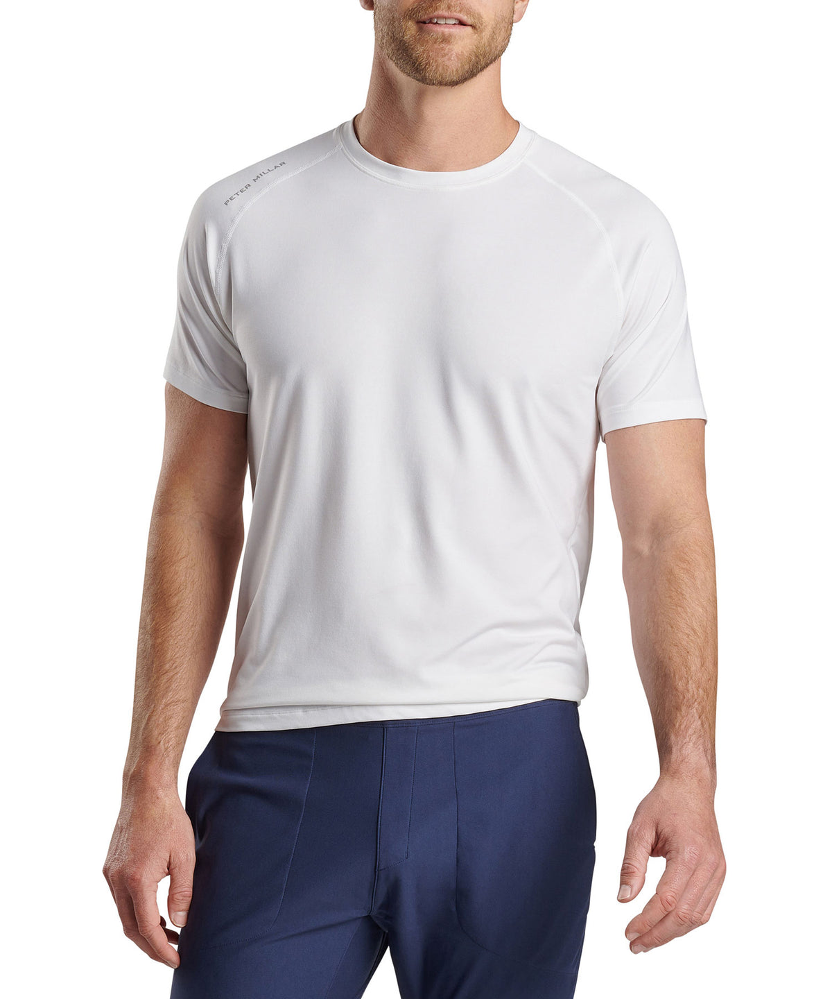 Peter Millar Short Sleeve Aurora Performance Stretch T-Shirt, Men's Big & Tall