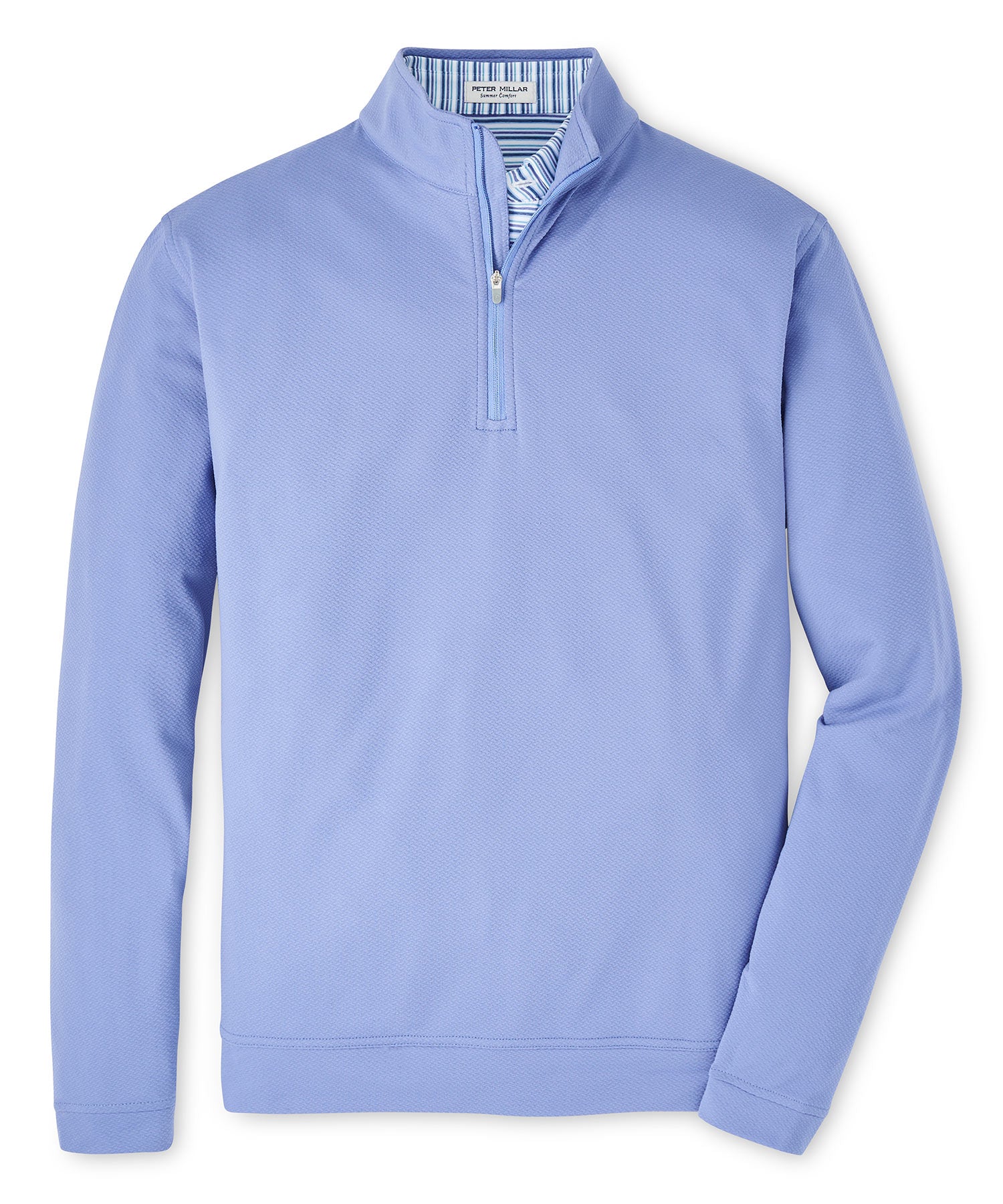 Peter Millar Crosshatch Print Perth Quarter Zip Pullover, Men's Big & Tall