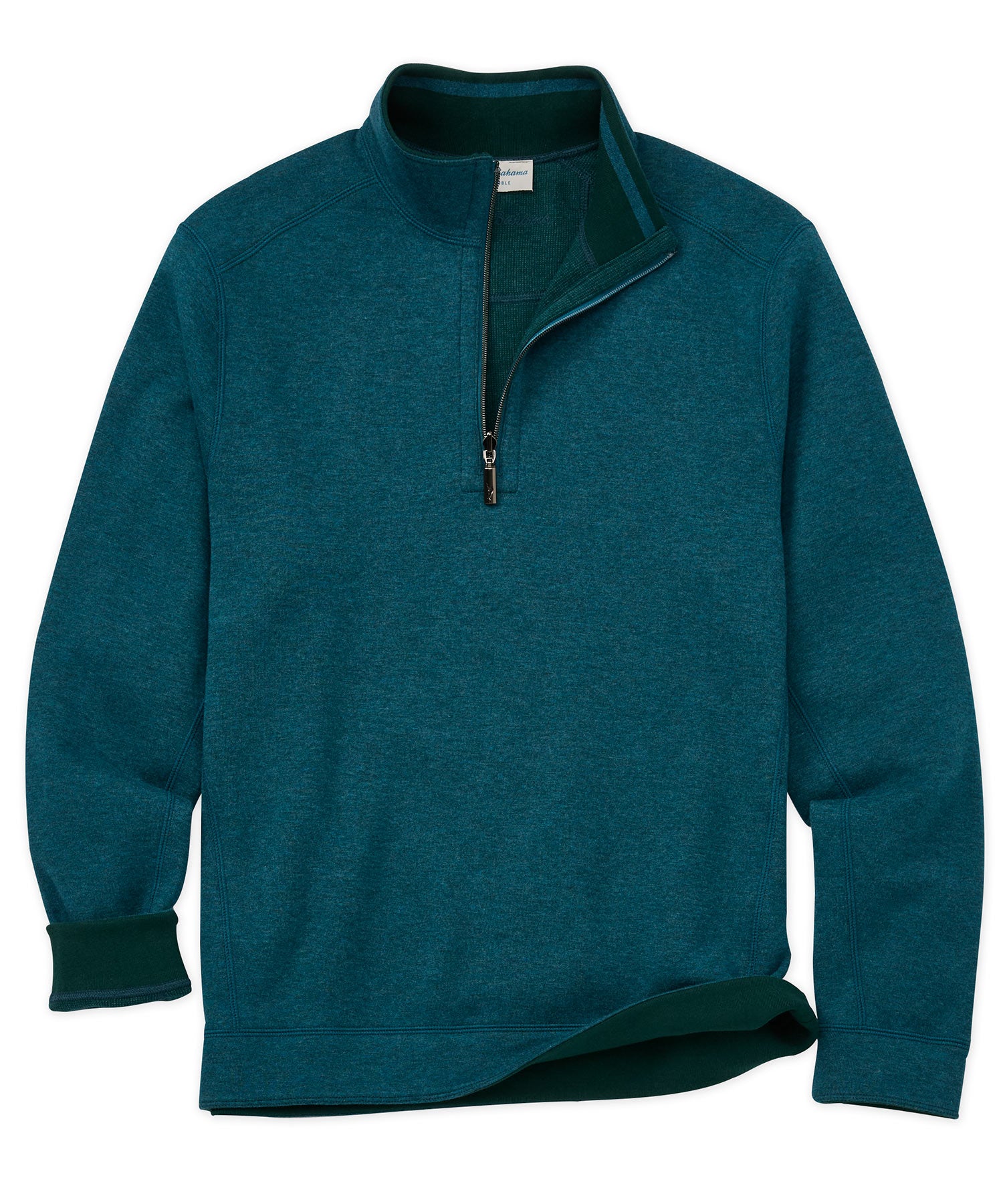 Tommy Bahama Long Sleeve Flip Coast Reversible Half-Zip Pullover