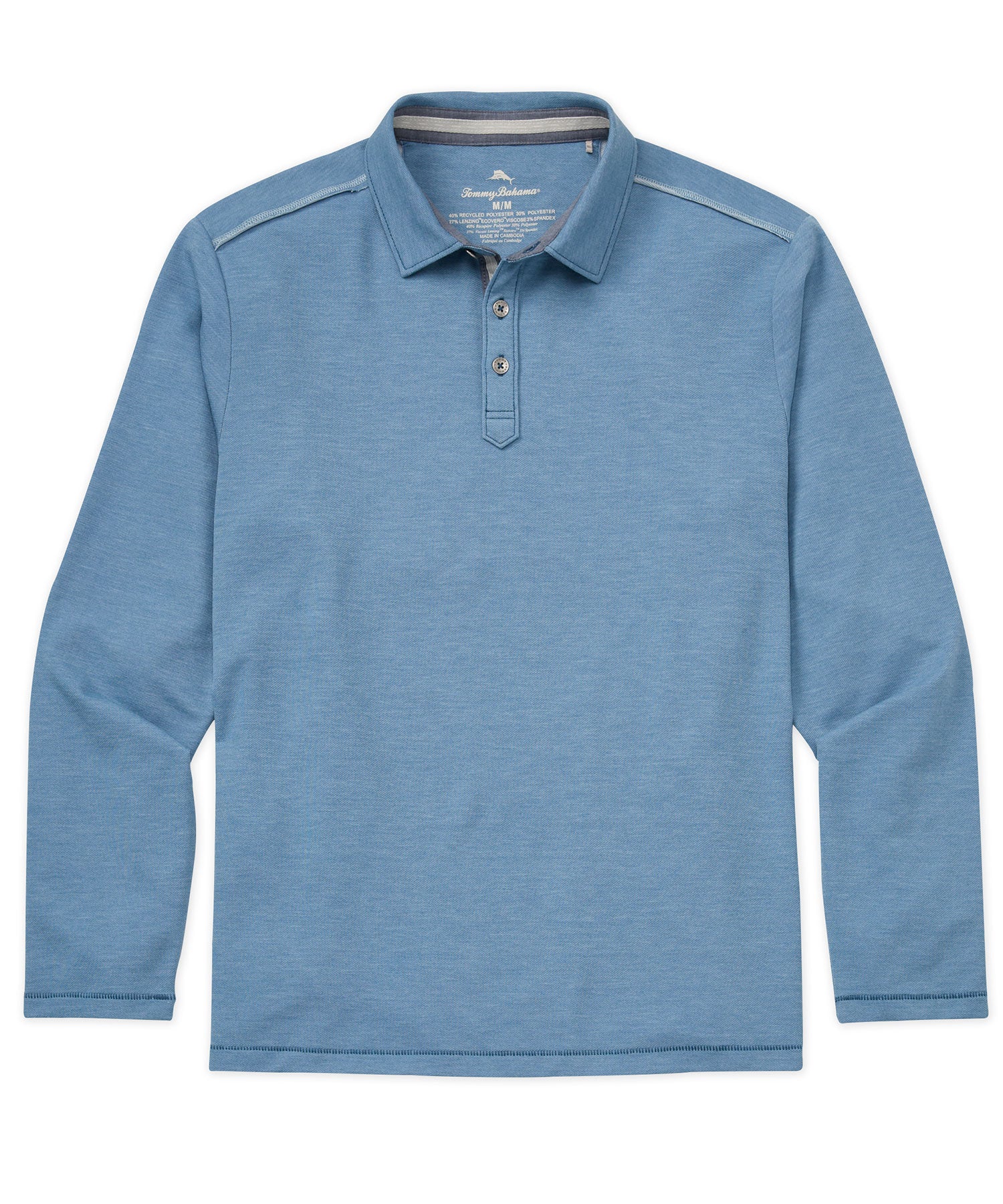 Tommy Bahama Long Sleeve Coasta Vera Polo Knit Shirt