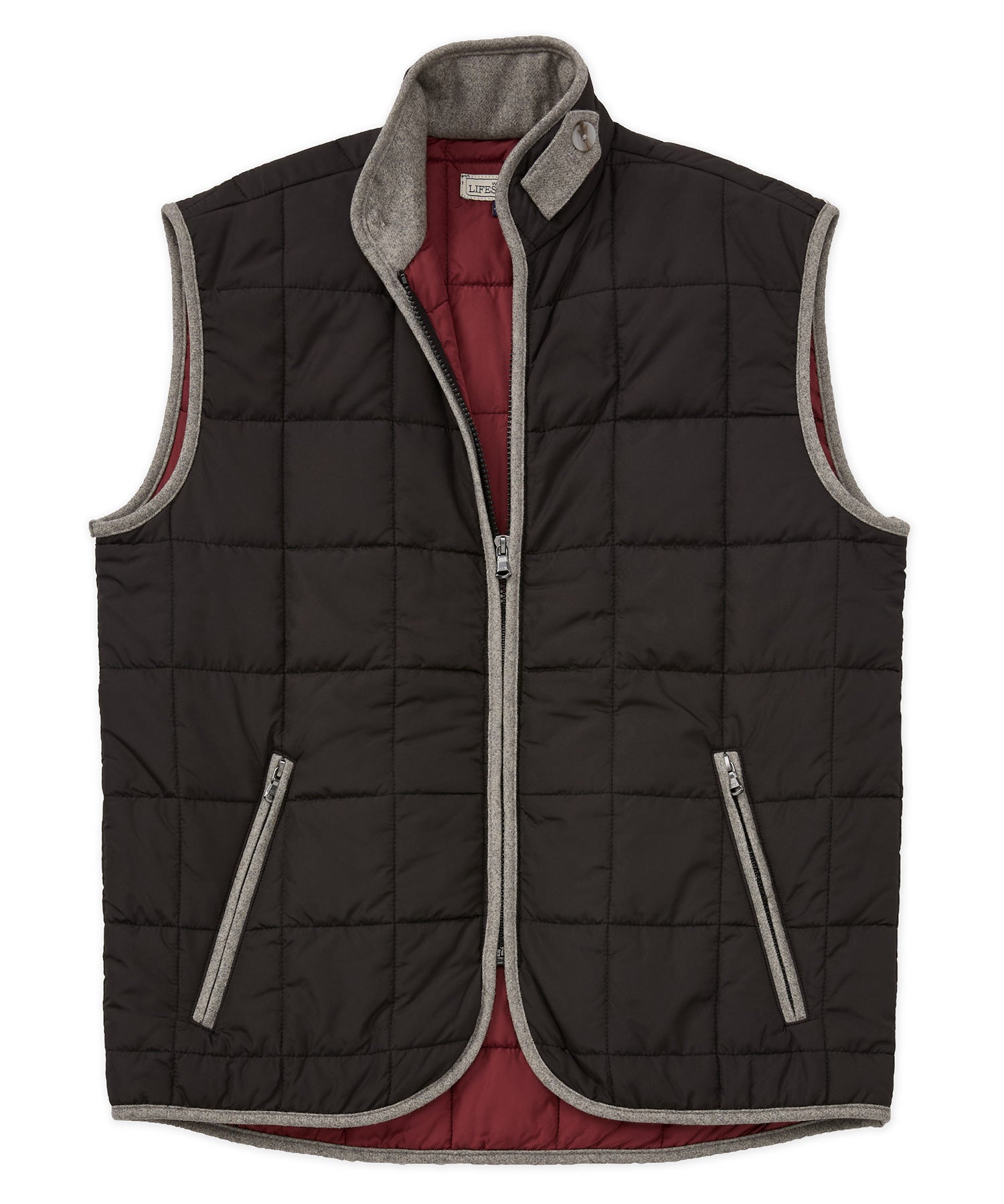 Westport Lifestyle Edgartown Box Quilted Vest, Men's Big & Tall