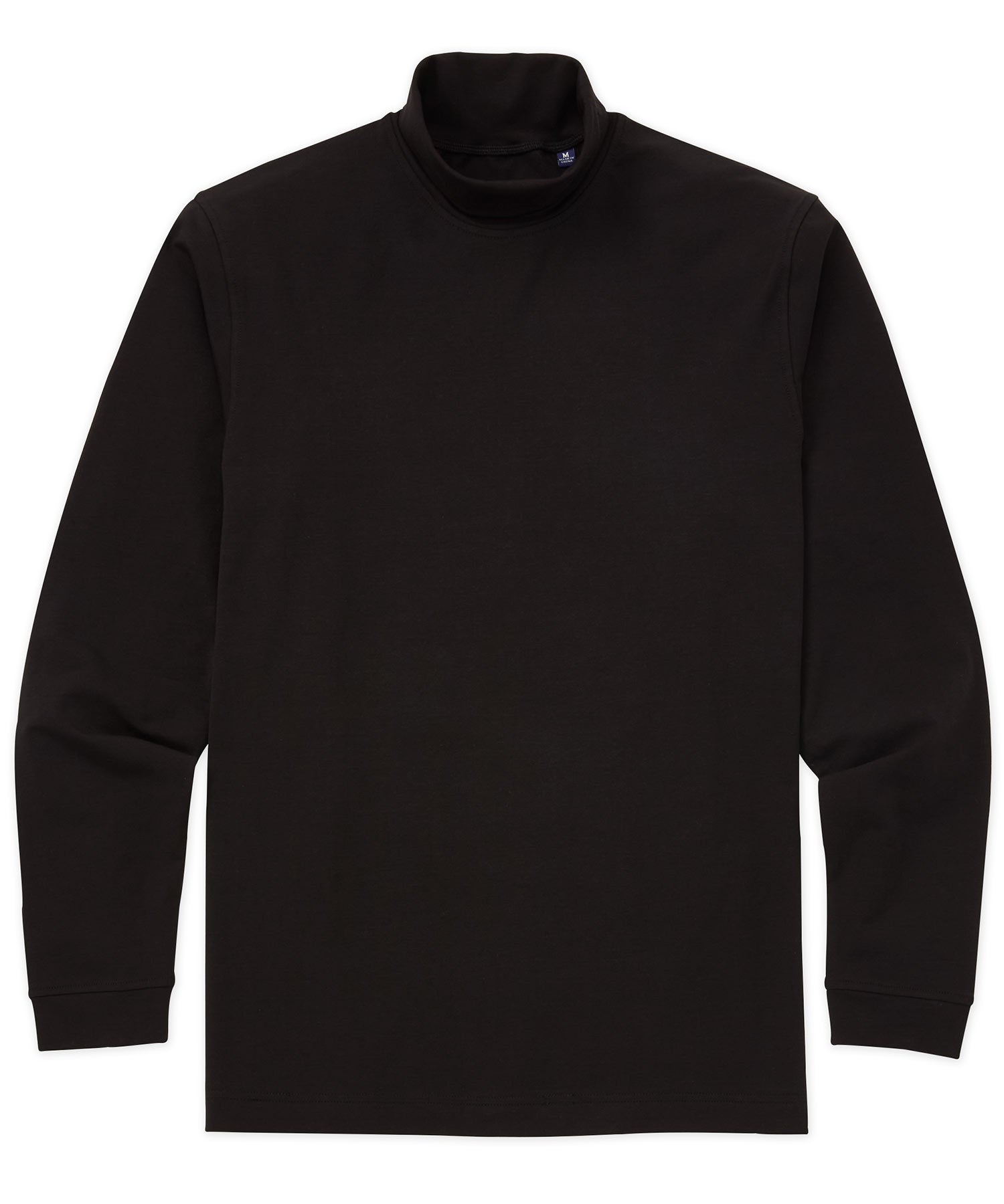 Westport Lifestyle Long Sleeve LustreTech Cotton Stretch Turtleneck, Men's Big & Tall