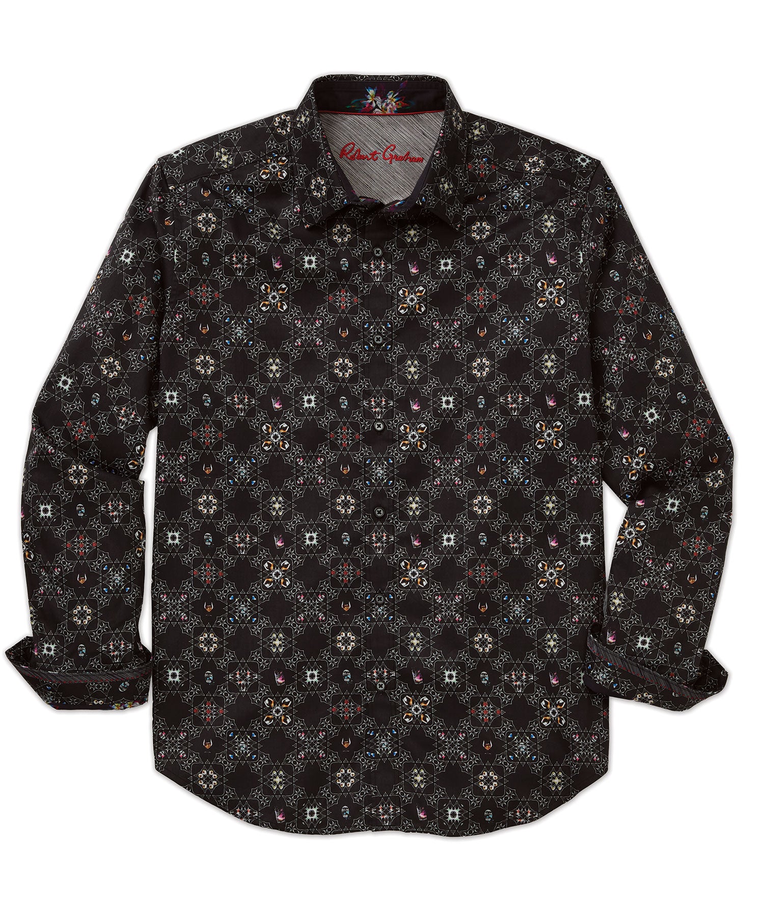 Robert Graham Long Sleeve 'Buena Vista' Print Sport Shirt, Men's Big & Tall