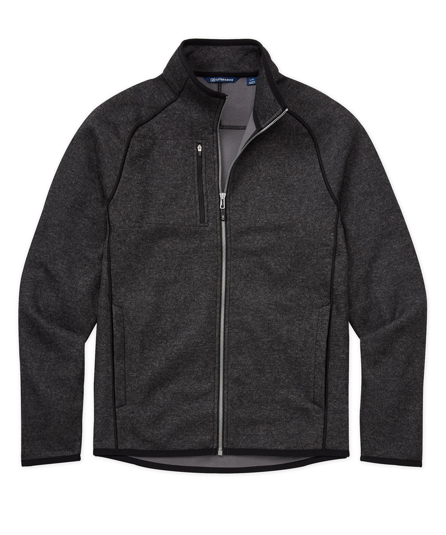 Cutter & Buck Mainsail Sweater-Knit Full Zip Jacket, Men's Big & Tall