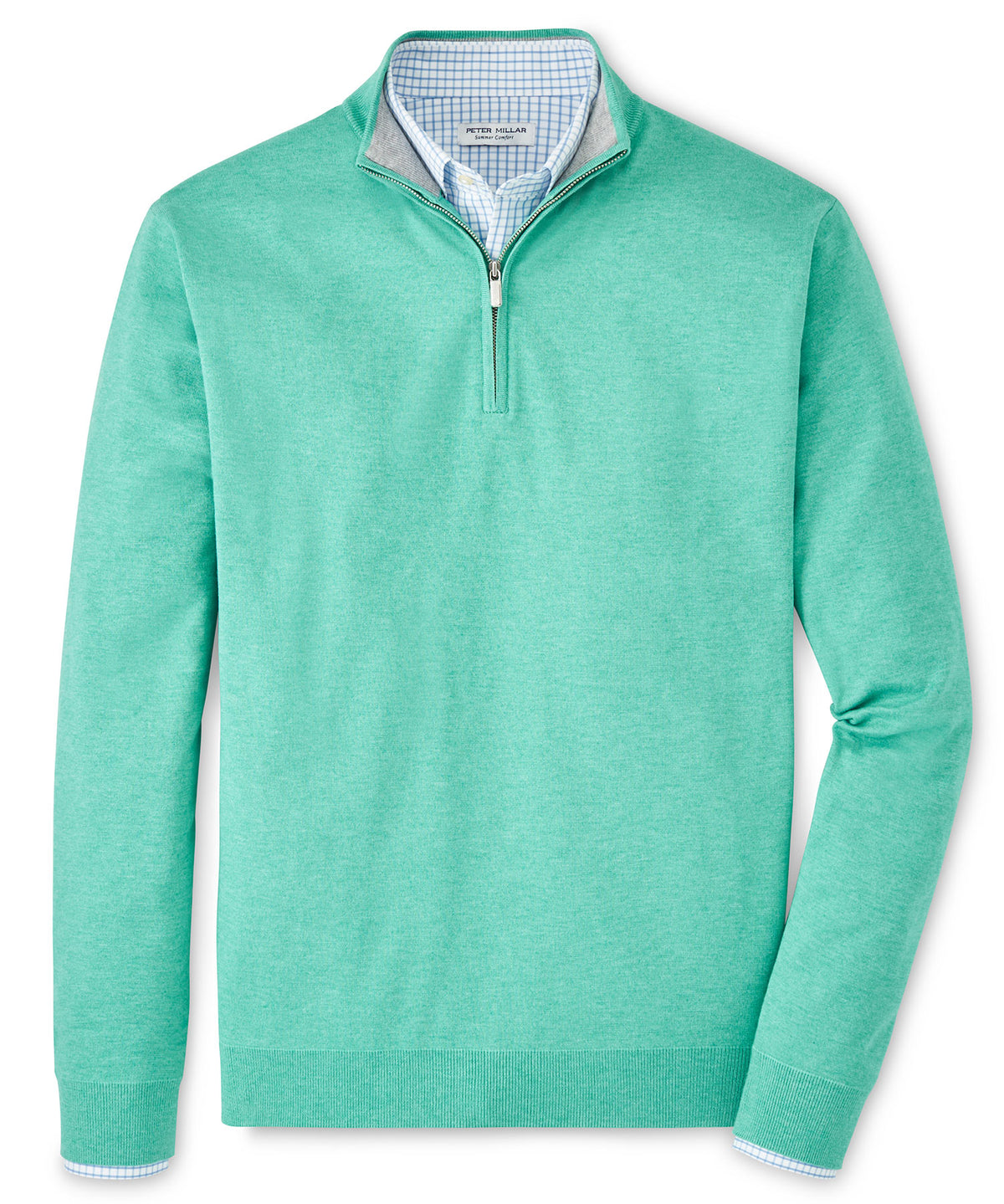 Peter Millar Coolspun Cotton Quarter Zip Sweater, Men's Big & Tall