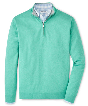 Peter Millar Coolspun Cotton Quarter Zip Sweater