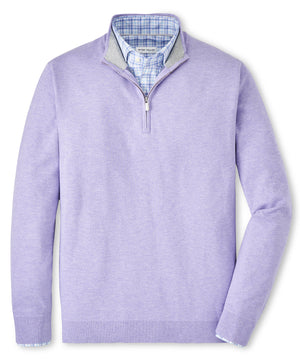 Peter Millar Coolspun Cotton Quarter Zip Sweater