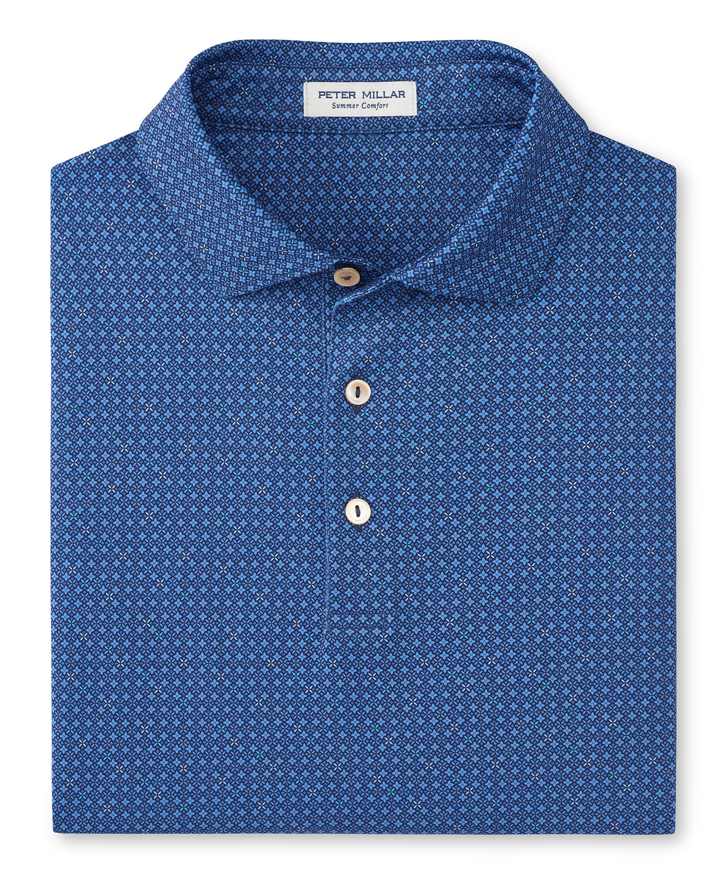 Peter Millar Short Sleeve Castelina Performance Print Polo