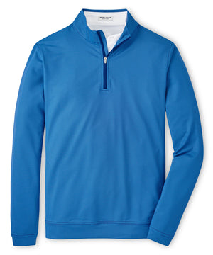 Peter Millar Long Sleeve Birdseye Perth Quarter Zip Pullover