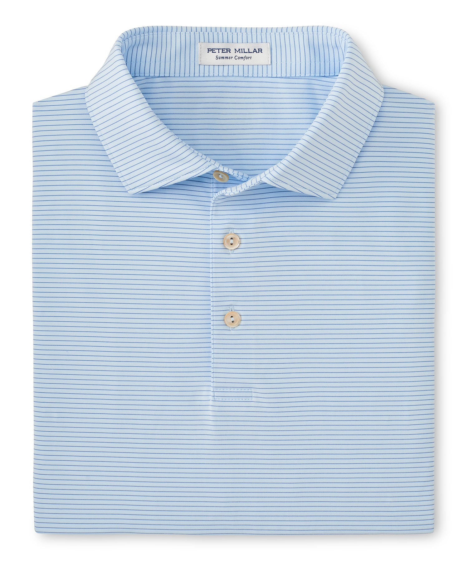 Peter Millar Short Sleeve Highlands Stripe Polo Knit Shirt