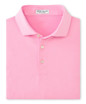 Peter Millar Short Sleeve Highlands Stripe Polo Knit Shirt