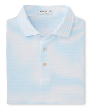 Peter Millar Short Sleeve Highlands Stripe Polo Knit Shirt