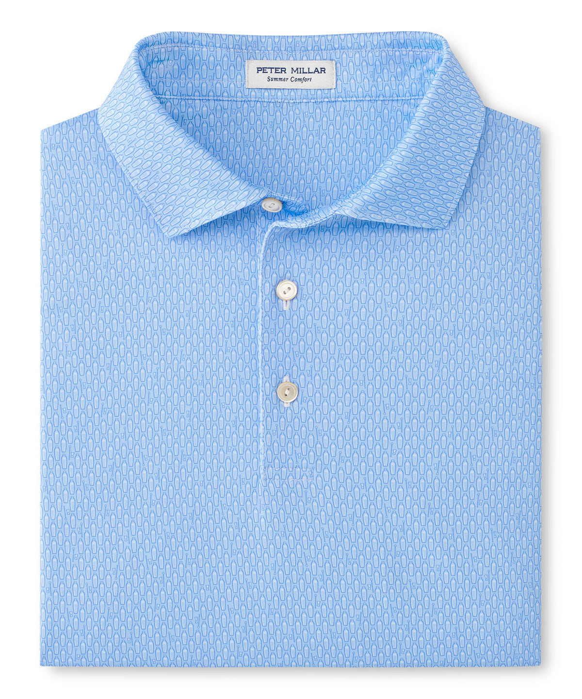 Peter Millar Short Sleeve Shake It Up Performance Print Polo Knit Shirt, Men's Big & Tall