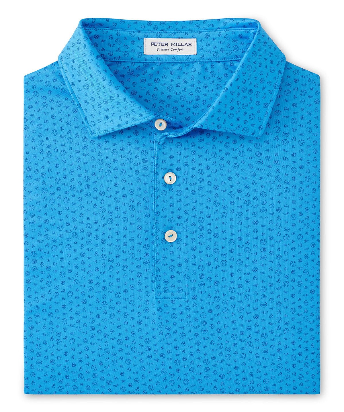 Peter Millar Short Sleeve Elements Performance Print Polo Knit Shirt, Men's Big & Tall