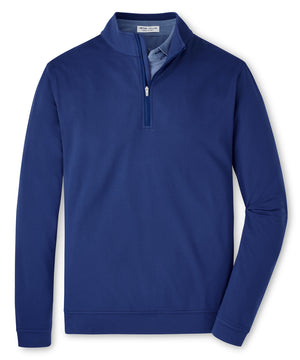 Peter Millar Long Sleeve Cross Hatch Perth Quarter Zip Pullover