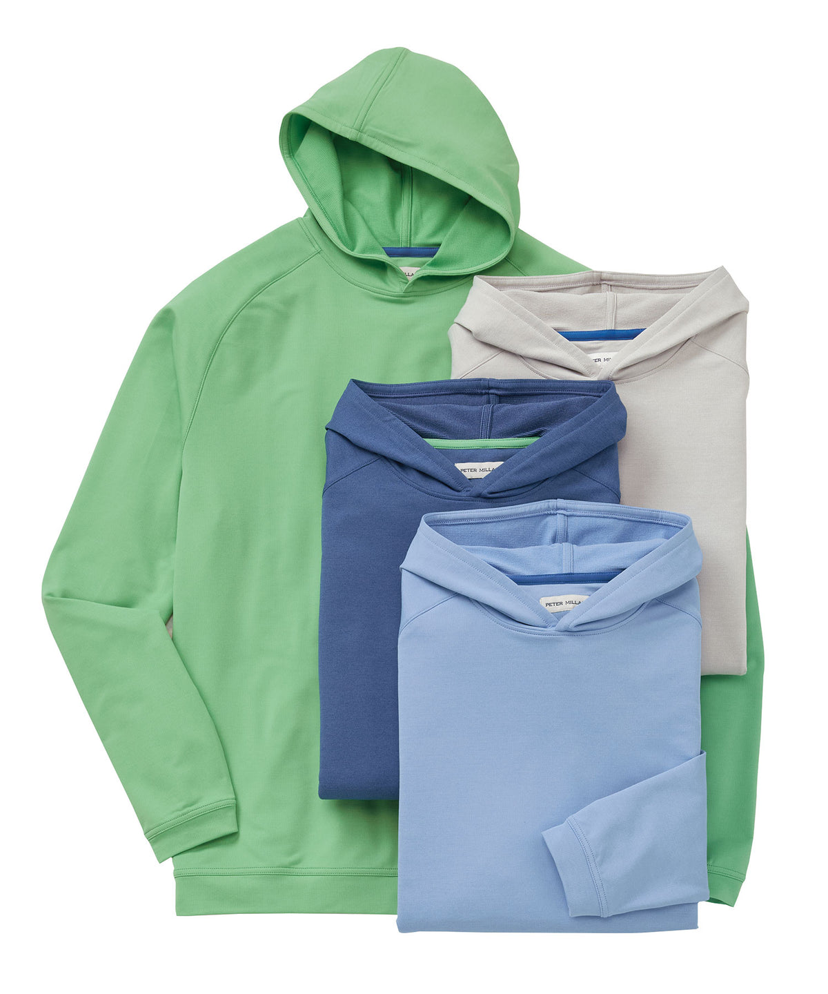 Peter Millar Pine Performance Hoodie Pullover, Men's Big & Tall